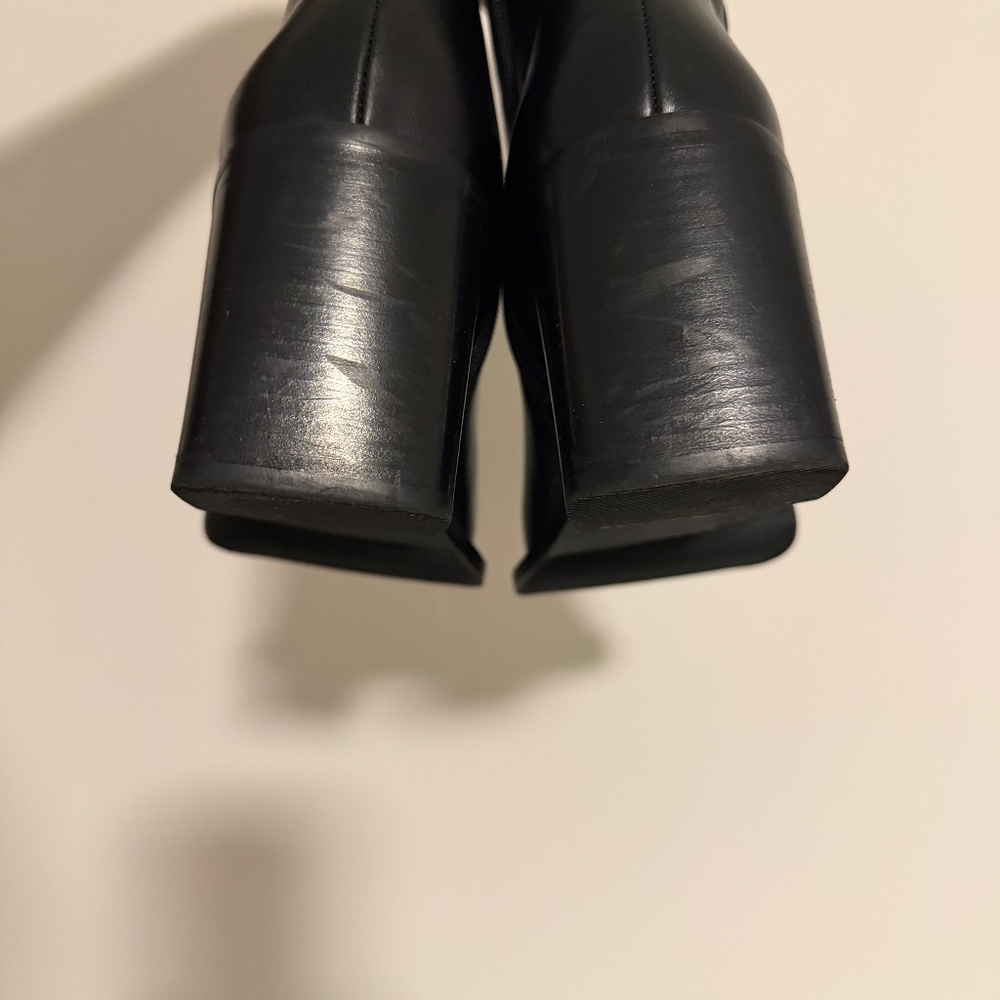 The Row Patch Ankle Boot in Black - image 7